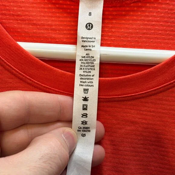 NWT Lululemon Women's Size 8 Swiftly Tech Short Sleeve 2.0 Top - Picture 7 of 10
